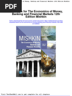 Test Bank For The Economics of Money Banking and Financial Markets 12th Edition Mishkin