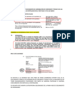 Fecha de Aprobación y Documento de Aprobación de Expediente Técnico de Las Bases No Coincide Con Lo Estipulado en El TDR Folio 17 de Las Bases