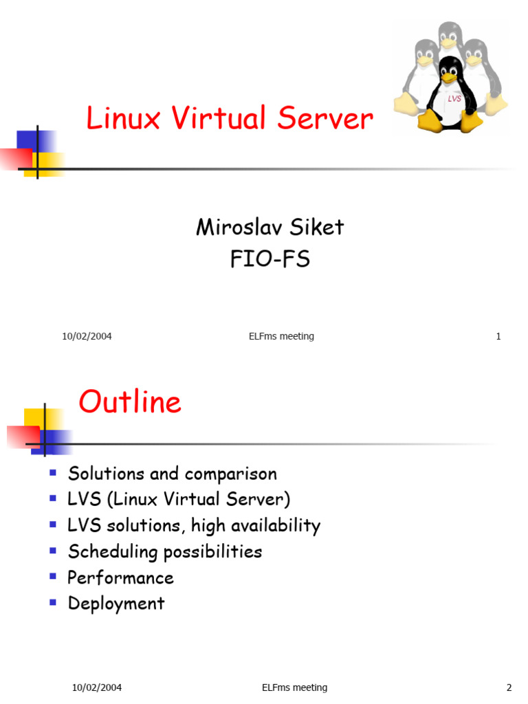 Linux Virtual Server Overview and Solutions | PDF | Load Balancing ...