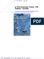 Test Bank For The Economy Today 13th Edition Schiller