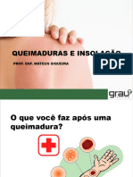 Aula 3 Primeiros Socorros Sobre Queimaduras