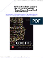 Test Bank For Genetics From Genes To Genomes 7th Edition Michael Goldberg Janice Fischer Leroy Hood Leland Hartwell