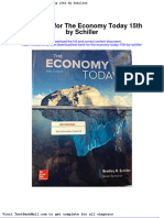 Test Bank For The Economy Today 15th by Schiller