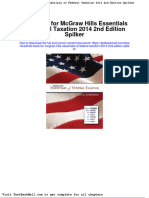 Test Bank For Mcgraw Hills Essentials of Federal Taxation 2014 2nd Edition Spilker