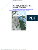 Test Bank For Geol 2nd Edition Reed Wicander Download