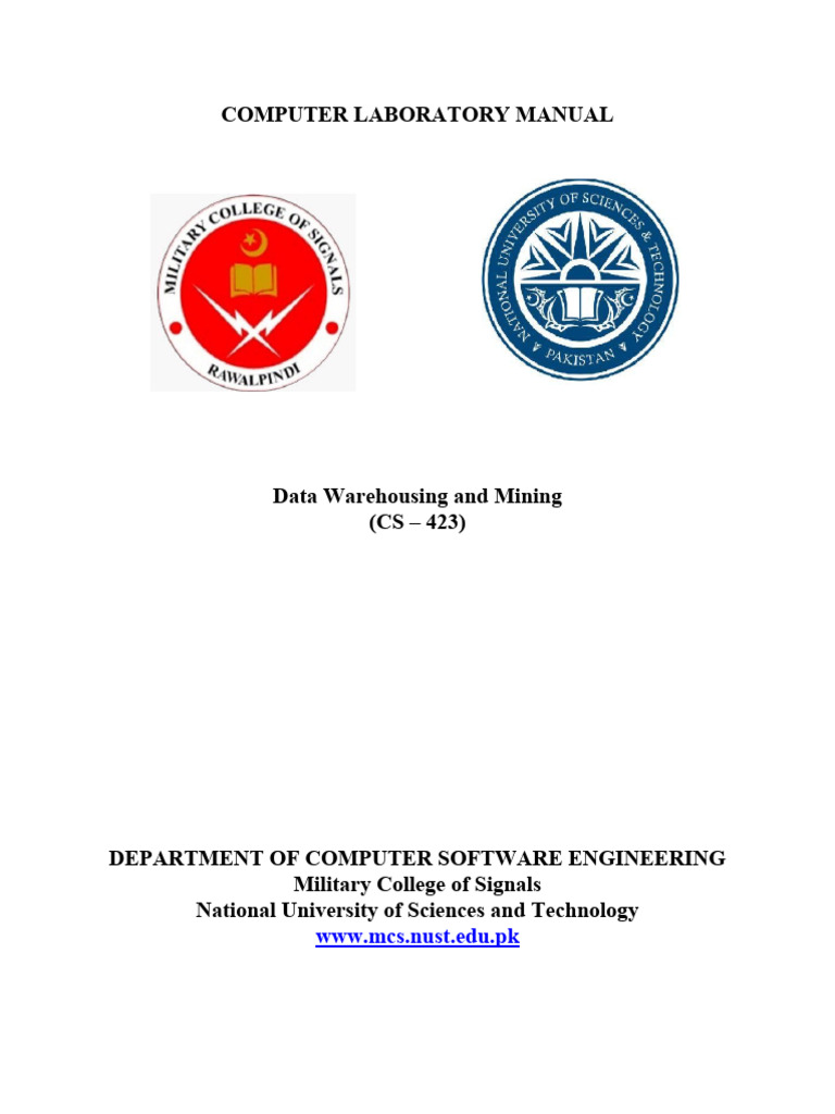 Data Warehousing and Mining Lab Manual | PDF | Control Flow | Parameter ...