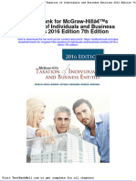 Test Bank For Mcgraw Hills Taxation of Individuals and Business Entities 2016 Edition 7th Edition