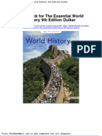 Test Bank For The Essential World History 9th Edition Duiker