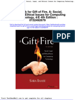 Test Bank For Gift of Fire A Social Legal and Ethical Issues For Computing Technology 4 e 4th Edition 0132492679