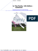 Test Bank For The Family 12th Edition Eshleman