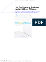 Test Bank For The Future of Business 3rd Canadian Edition Althouse