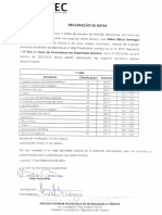 Declaracão de Notas 1 Ano