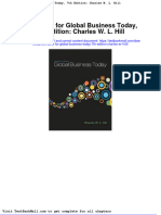 Test Bank For Global Business Today 7th Edition Charles W L Hill
