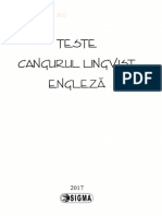 Teste Cangurul Lingvist Engleza CD
