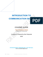 Intro To Comm - Course Guide 4 - REVISED - V