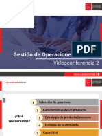 Videoconferencia - Unidad 2 - Gestión de Operaciones