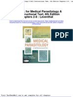Test Bank For Medical Parasitology A Self Instructional Text 6th Edition Chapters 2 8 Leventhal