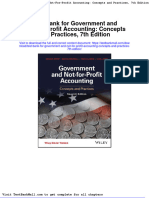 Test Bank For Government and Not For Profit Accounting Concepts and Practices 7th Edition