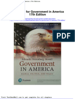 Test Bank For Government in America 17th Edition