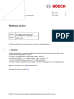 Bosch Releaseletter ConfigManager 7.61.0143