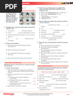 B2 UNIT 1 Flipped Classroom Video Worksheet