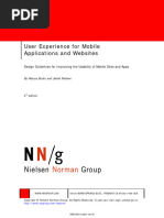 UX For Mobile Applications and W