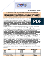 Inflacion de Alimentos Periodo 2019 2023