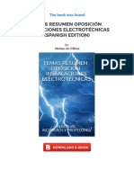 Temas Resumen Oposicion Instalaciones Electrotecnicas Spanish Edition Free Book Online