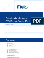 Estado de La Situación de Las PYMES en Costa Rica