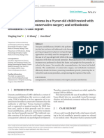 Clinical Case Reports - 2022 - Guo - Unicystic Ameloblastoma in a 9‐Year‐Old Child Treated With a Combination Of