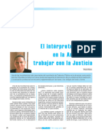 El Intérprete Judicial