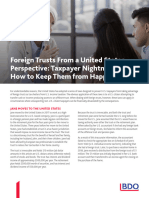 TAX - PCS - Foreign Trusts From United States Perspective