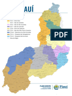 Mapa Físico Piaui