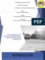 Guia Ambiental de Manejo y Transporte de Concentrados