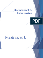 Top 50 Substantivele În Limba Română