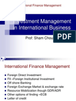 Investment Management in I. B.