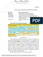 Relatório STF - Inconstitucionalidade COTAS ESCS