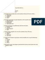 Soal Informatika Tik Kls 9