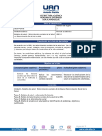 Guía 2. Modelos de Salud - Determinantes Sociales de La Salud