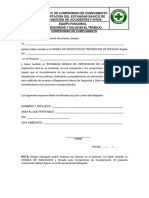 F-Nº035 Compromiso de Cumplimiento de Estandar Basico de Prevencion de Riesgos