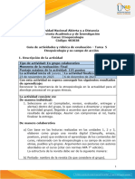 Guia de Actividades y Rúbrica de Evaluación - Tarea 5 - Etnopsicología y Su Campo de Acción