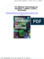 Test Bank For Medical Terminology For Health Professions 7 Edition Carol L Schroeder