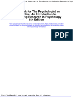 Test Bank For The Psychologist As Detective An Introduction To Conducting Research in Psychology 6th Edition