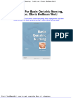 Test Bank For Basic Geriatric Nursing 5 Edition Gloria Hoffman Wold