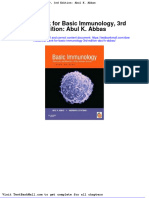 Test Bank For Basic Immunology 3rd Edition Abul K Abbas