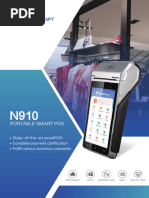 Portable Smart Pos: State-Of-The-Art Smartpos Complete Payment Certification Fulfill Various Business Scenarios