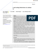 Euro Eating Disorders Rev - 2022 - Nimbley - Sensory Processing and Eating Behaviours in Autism A Systematic Review