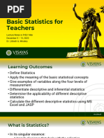 Lesson 3.5. Basic Statistics For Teachers