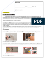 Activity Sheet 5.1 - Disassemble Computer System