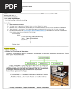 Activity Sheet 1.1 - Types of Computer